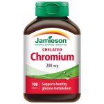 Jamieson Chrom 200 mcg v chelátové formě 100 tablet – Hledejceny.cz
