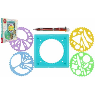 Inspiro Teddies pravítka + 6-barevná tužka plast v krabici 24x24x2cm – Hledejceny.cz