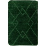 Nej-koberce Moreno tmavě zelený kosočtverce 60 x 100 cm – Zboží Dáma