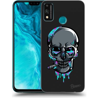 Pouzdro Picasee silikonové Honor 9X Lite - EARTH - Lebka 3.0 černé – Zboží Mobilmania