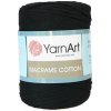 Příze YarnArt Příze Macrame Cotton 750 - černá