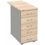 Hobis K 35 C N 80 5 zásuvek léta napříč 80 cm akát šedá – Hledejceny.cz