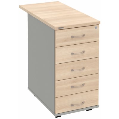 Hobis K 35 C N 80 5 zásuvek léta napříč 80 cm akát šedá – Hledejceny.cz