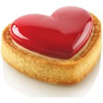 Silikomart Formičky na tartaletky srdce 8 ks KIT TARTE RING AMORE 80x70mm – Zboží Dáma