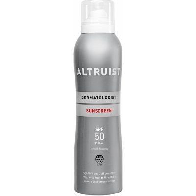 Altruist Invisible Sunspray SPF50 voděodolný ochranný sprej 200 ml