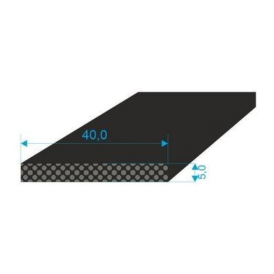020540 Profilové těsnění 5x40 plné – Sleviste.cz