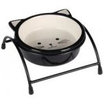 Flamingo miska pro kočku keramická ve stojanu 15 cm, 230 ml – Zbozi.Blesk.cz