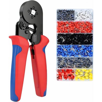 Verk 11498 Krimpovací kleště 0,25 - 10 mm + svorky sada 1200 ks – Hledejceny.cz