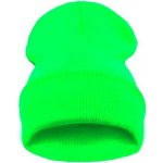 Blingstar čepice Beanie Blank Zelená Neon Green – Sleviste.cz