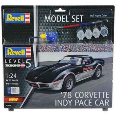 Revell Plastic ModelKit auto 07646 78 Corvette Indy Pace Car 1:24