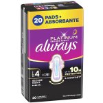 Always Platinum secure Night hygienické vložky s křidélky 20 ks – Hledejceny.cz