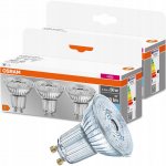 Osram sada 3x LED žárovka GU10, PAR16, 4,3W, 350lm, 4000K, neutrální bílá – Zboží Živě
