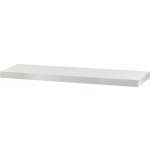 Autronic Polička nástěnná 80 cm, MDF, barva bílý mat P-005 WT2 – Zbozi.Blesk.cz