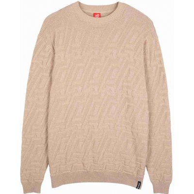 SANTA CRUZ mikina Wharf Knit Crew Oat – Zbozi.Blesk.cz