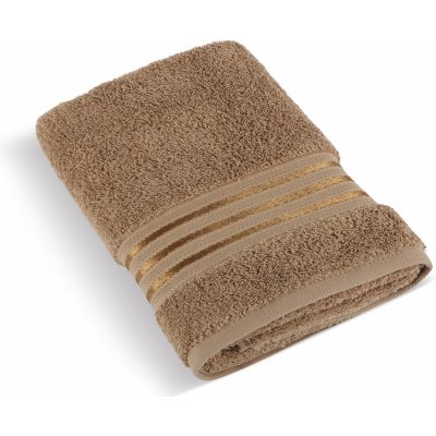 Bellatex froté ručník Linie 50 x 100 cm tmavě béžová – Sleviste.cz