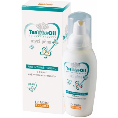 Dr. Müller Tea Tree Oil Washing Foam for Intimate Hygiene 150 ml – Zboží Dáma