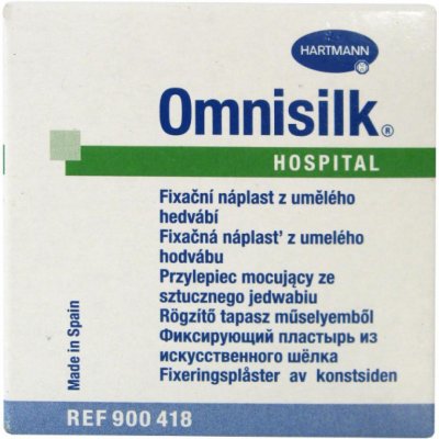 Omnisilk náplast bílé hedvábí 1,25 cm x 9.2 m 1 ks – Zboží Mobilmania