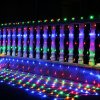 Vánoční osvětlení Yakimz LED světla String Světla Vánoční osvětlení Záclona Vnitřní venkovní Deco Vánoční osvětlení 8 Modes IP44 RGB 3x2M