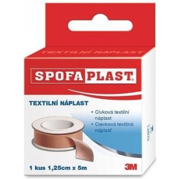 3M Spofaplast Náplast cívková textilní 131SB 1. 25 cm x 5 m