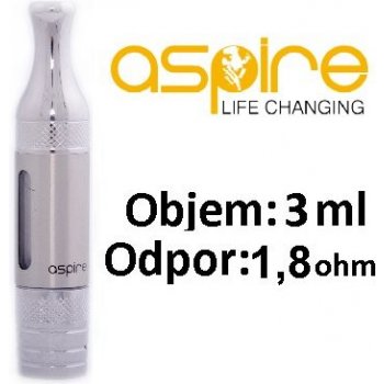 aSpire ET-S Victory BVC clearomizer 1,8ohm černý 3ml