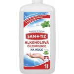 Sanitiz alkoholová dezinfekce na ruce parfém máta obsahuje Aloe Vera 1 l – Zbozi.Blesk.cz