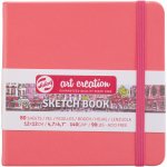 Talens Art Creation Sketchbook v pevné vazbě Coral Red 12 x 12 – Zboží Dáma