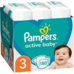 Pampers Active Baby 3 180 ks – Hledejceny.cz