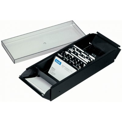 Bantex zásobník na vizitky 600 ks vizitek černý – Zboží Živě