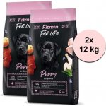 Fitmin dog For Life Puppy 2 x 12 kg – Hledejceny.cz