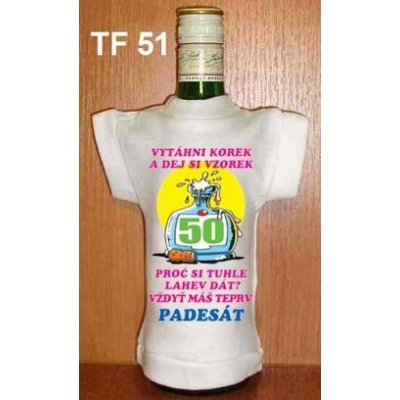 Tričko na flašku vytáhni korek 50 – Zboží Mobilmania