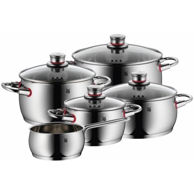 WMF Quality One sada hrnců, nerezová ocel, lze mýt v myčce, 5 kusů - 0774556380 – Zboží Dáma