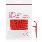 MEDIBLANC Dental Floss Picks dentální párátka s nití 50 ks – Zboží Dáma