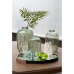 Zelená skleněná váza s úzkým hrdlem Junna S - Ø 13*20 cm - J-Line by Jolipa – Hledejceny.cz