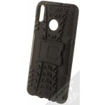 Pouzdro 1Mcz Tread Stand odolné ochranné se stojánkem Honor 8X celočerné – Zboží Mobilmania