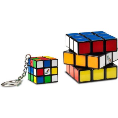 Spin Master Rubikova kostka sada klasik 3x3 a přívěsek