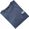 Pánské pyžamo C-lemon AH0 pánská bavlněná noční košile kr.rukáv tm.šedá