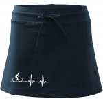 Cyklo ekg kolo sportovní sukně two in one námořní modrá velmi tmavá téměř černá – Zboží Mobilmania