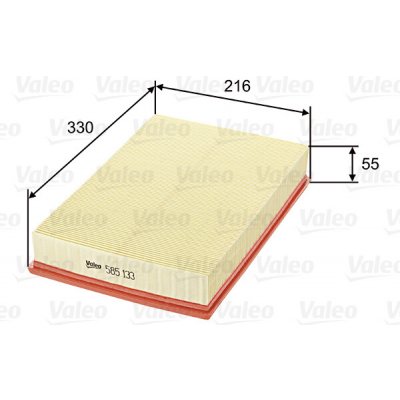 Vzduchový filtr VALEO 585133 – Hledejceny.cz