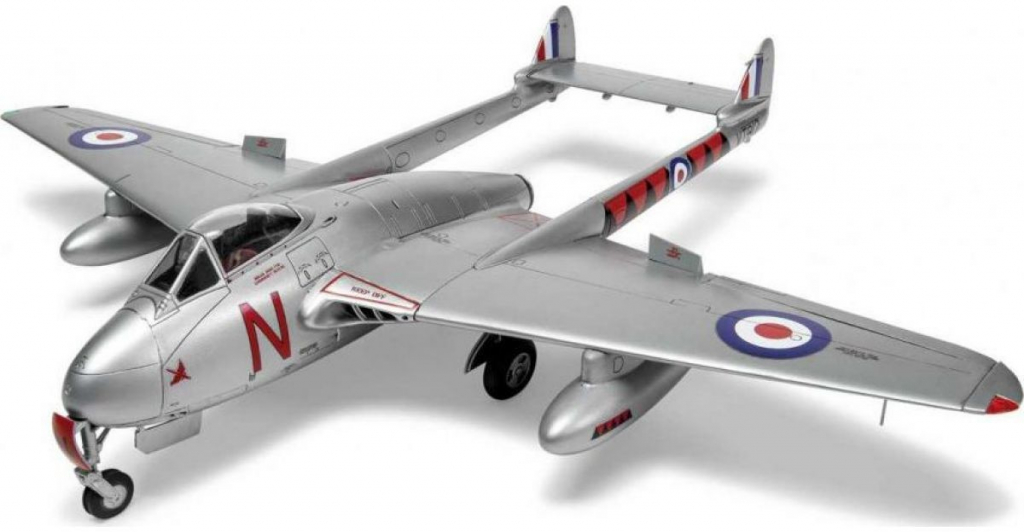 Airfix Plastikový model letadla A06107 de Havilland Vampire T.3 1:48