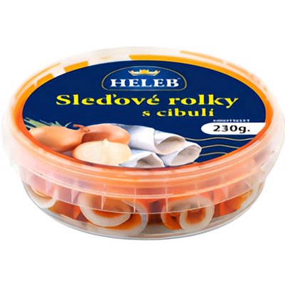 Heleb sleďové rolky s cibulí 230 g – Zboží Dáma