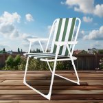 Linder Exclusiv Křeslo PO2600SG Zelené s pruhy – Zbozi.Blesk.cz