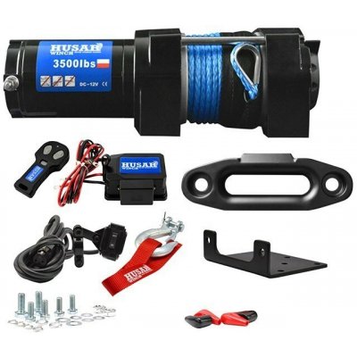 Elektrický ATV naviják 1,5t 12V syntetické lano 12m HUSARWINCH BST 3500 | Zboží Auto