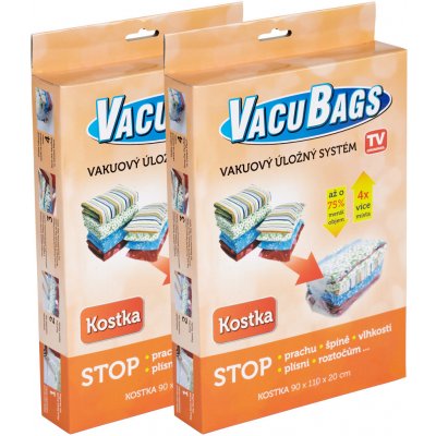 HomeLife Vacu bag kostka 2 ks – Zboží Dáma