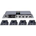 PremiumCord HDMI 1-4 splitter+extender po CAT6/6a/7, FULL HD, 3D KHSPLIT4G – Zboží Živě