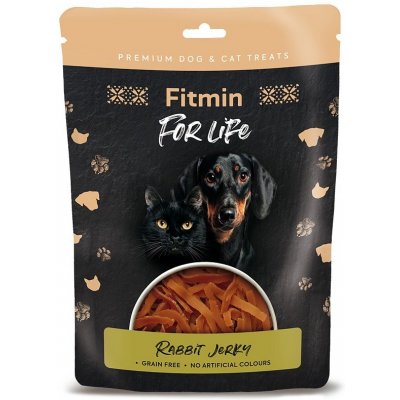 Fitmin For Life cat treat rabbit jerky 70 g – Zboží Dáma