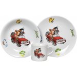 THUN 1794 Dětská jídelní souprava KRTEK-auto porcelán 3 dílná – Zboží Dáma