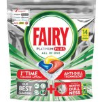 Fairy Platinum Plus kapsle do myčky Lemon 14 ks – Sleviste.cz