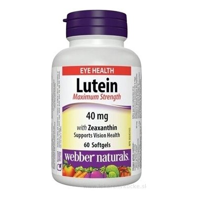 Webber Naturals Lutein 40 mg 60 kapslí – Hledejceny.cz