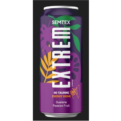 Semtex Extrem Perlivý energy drink Passion Fruit 0,5 l – Zboží Mobilmania