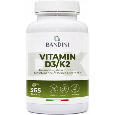 Bandini Vitamin D3 K2 365 tablet – Hledejceny.cz